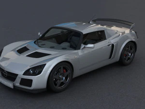 Opel Speedster Tuning 3D Model