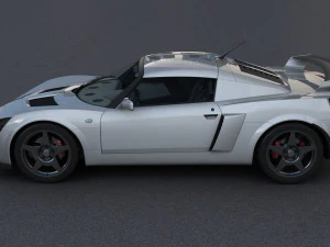 Opel Speedster Tuning 3D Model
