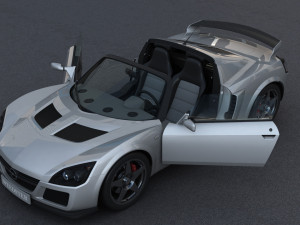 Opel Speedster Tuning Model 3D