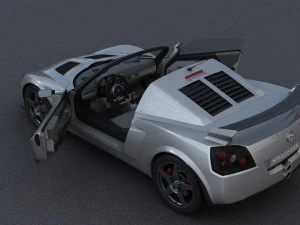 Opel Speedster Tuning 3D Model