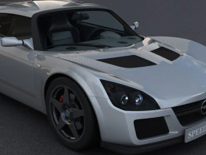 Opel Speedster Tuning 3D Model