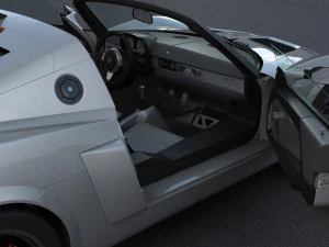 Opel Speedster Tuning 3D Model