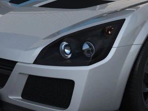 Opel Speedster Tuning 3D Model