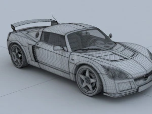 Opel Speedster Tuning 3D Model