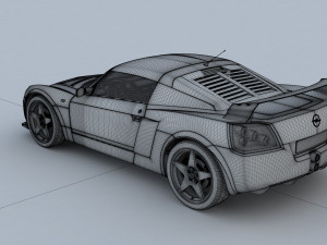 Opel Speedster Tuning Model 3D