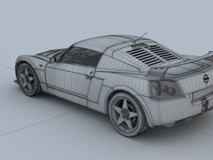 Opel Speedster Tuning Model 3D