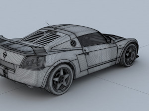 Opel Speedster Tuning Model 3D