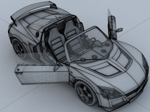 Opel Speedster Tuning Model 3D
