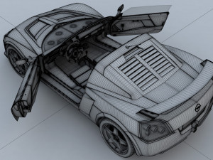 Opel Speedster Tuning Model 3D