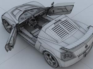 Opel Speedster Tuning Model 3D