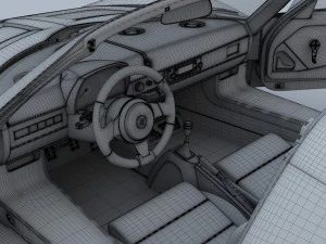Opel Speedster Tuning 3D Model