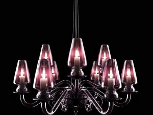 イタランプ シャンデリア リゲル 344 3Dモデル