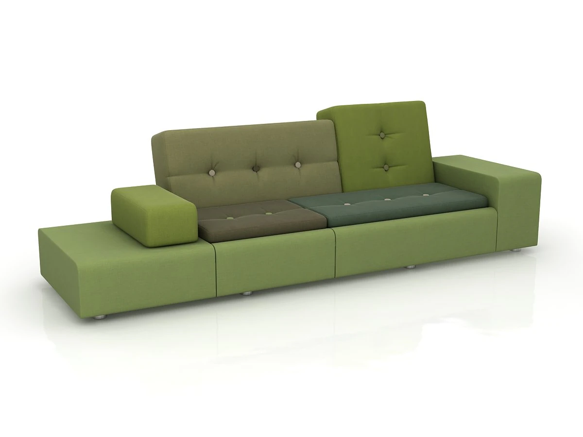 vitra polder sofa xl 3D Model .c4d .max .obj .3ds .fbx .stl .blend 