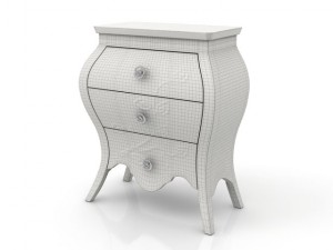 stilema bedside table my classic dream 3D Model