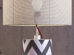 zigzag desk lamp 3D Model