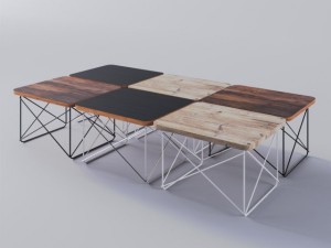 eames wirebase coffee table 3D Модель