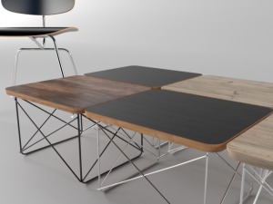 eames wirebase coffee table 3D Модель