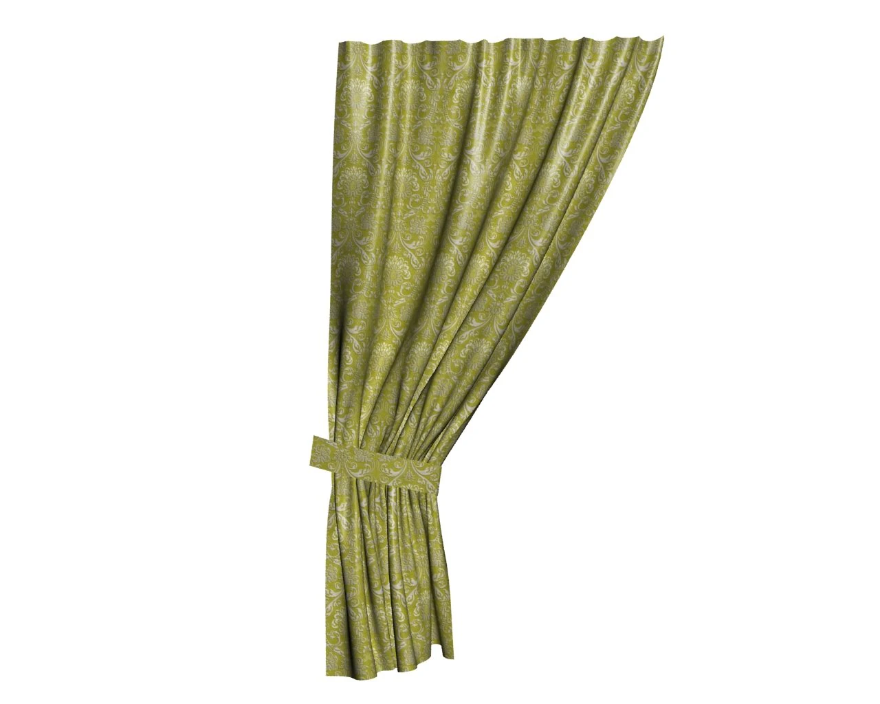 curtain 05 3D Model .c4d .max .obj .3ds .fbx .stl .blend 