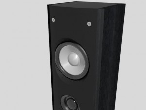 floorstanding speaker 01 Modèle 3D