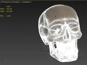 スカル 3D プリント 3Dプリントモデル