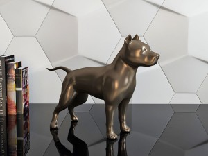 dog figure pitbull 3D Print Model