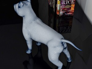 dog figure pitbull Modello di stampa 3D