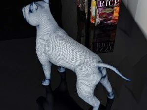 dog figure pitbull 3D Print Model