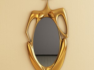 femme miroir by philippe hiquily 3D Model