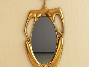 femme miroir by philippe hiquily 3D Model