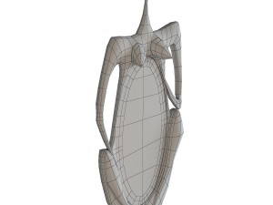 femme miroir by philippe hiquily 3D Model