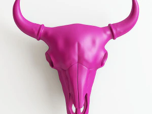 bison skull 3D Print Model