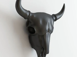 bison skull 3D Print Model