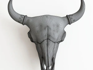 bison skull 3D Print Model