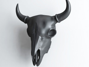 bison skull 3D 打印模型