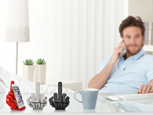phone stand middle finger Modèles 3D en vedette