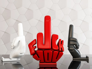 phone stand middle finger Modèles 3D en vedette