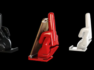phone stand middle finger 3D Print Model