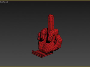 phone stand middle finger Modèles 3D en vedette