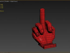 phone stand middle finger 3D Print Model