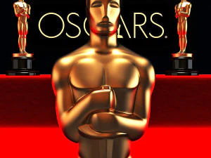 Oscar statuette and bonus melted oscar 3D Print Model