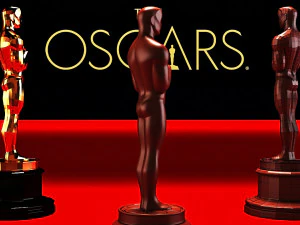 Oscar statuette and bonus melted oscar 3D Print Model