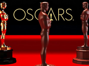 Oscar statuette and bonus melted oscar Model Cetak 3D