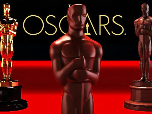 Oscar statuette and bonus melted oscar 3D Print Model