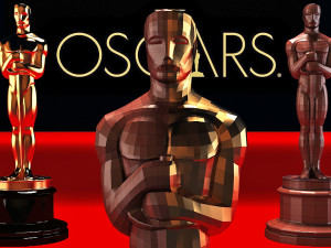 Oscar statuette and bonus melted oscar Model Cetak 3D