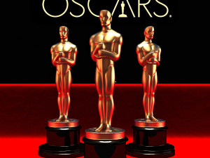 Oscar statuette and bonus melted oscar Model Cetak 3D