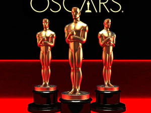 Oscar statuette and bonus melted oscar 3D Print Model