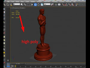 Oscar statuette and bonus melted oscar 3D Print Model