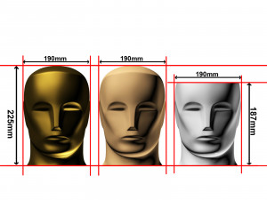 Oscar head moneybox vase flower pot Modelo de Impressão 3D