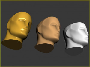 Oscar head moneybox vase flower pot Modelo de Impressão 3D