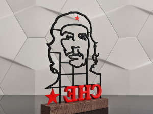 portrait of che guevara 3d 3D-printmodel